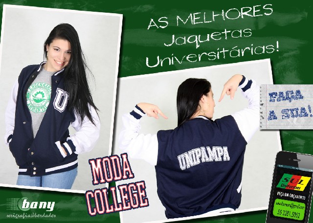 Jaquetas college americanas no rs